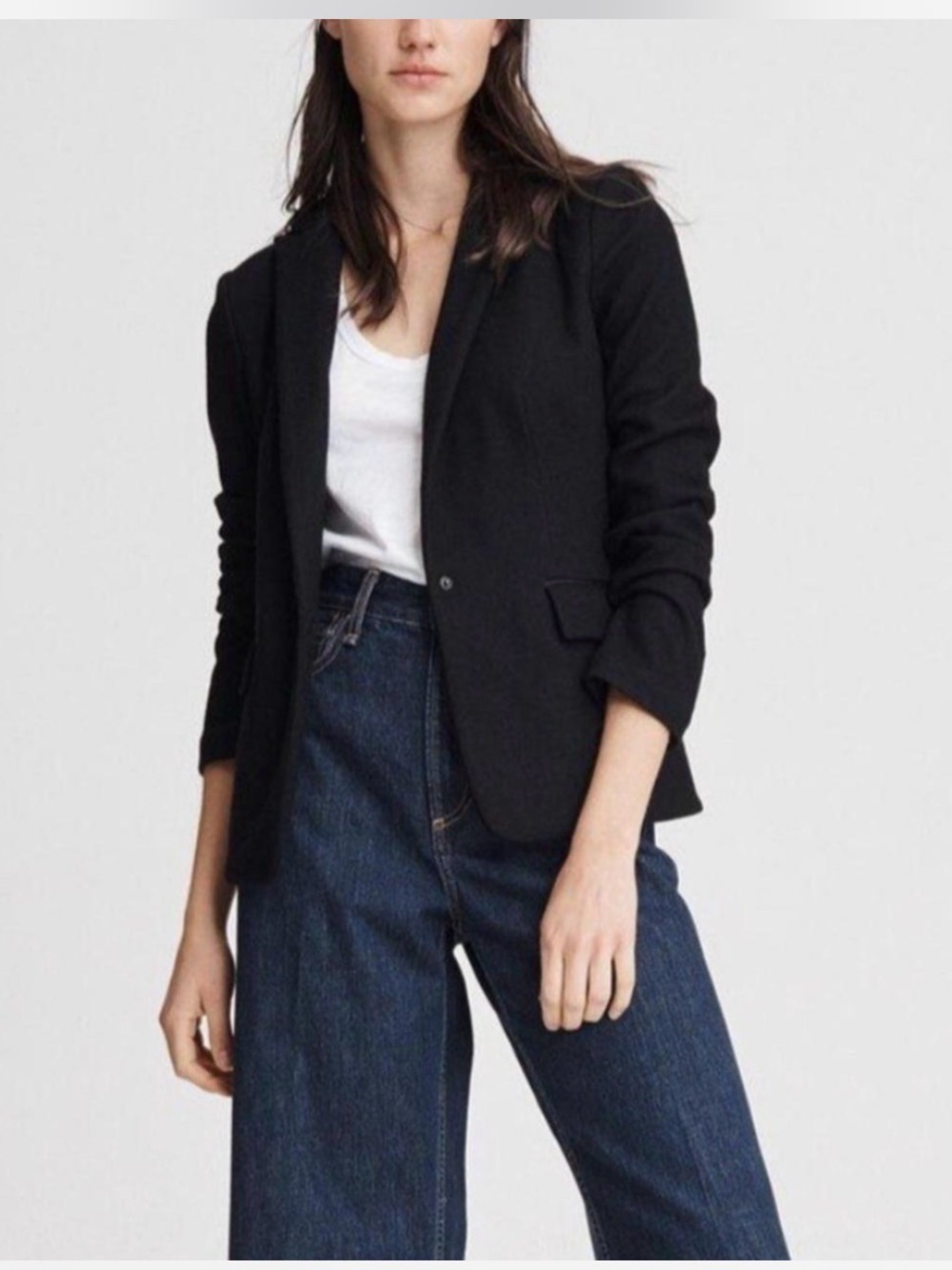 rag & bone Lexington Wool Blazer black jacket women size 0
